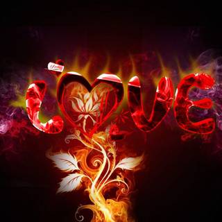 Wallpaper desktop 3D love