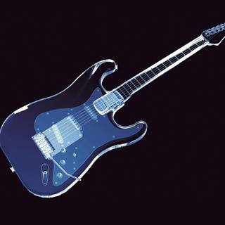 Abstract guitar wallpaper