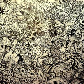 Wallpaper doodle art
