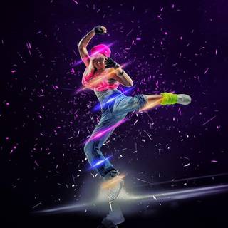 Hip hop dance wallpaper 3d