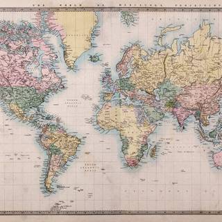 World map wallpaper