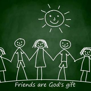 Friends forever HD wallpaper