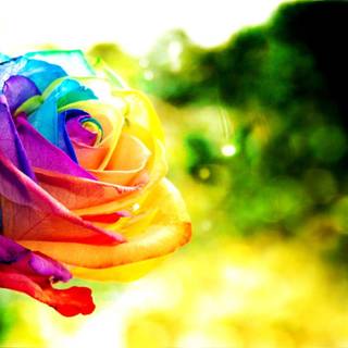 Colorful rose wallpaper