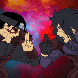 Uchiha madara vs hashirama senju wallpaper