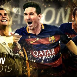 Messi and ronaldo wallpaper