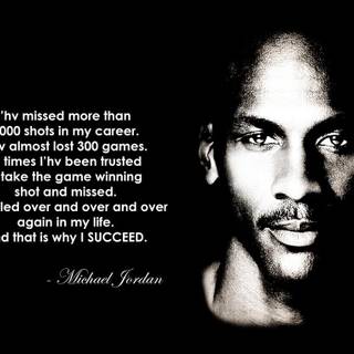 Michael jordan quote wallpaper