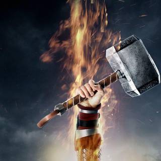 Thor hammer HD wallpaper