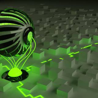 Wallpaper desktop 3D animation