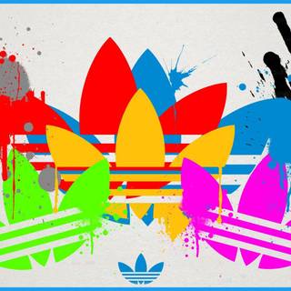 Colorful Adidas wallpaper
