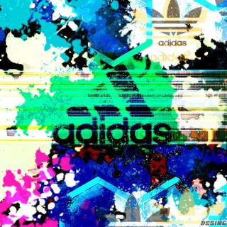 Colorful Adidas wallpaper