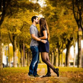 Full HD kiss wallpaper