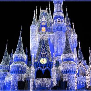 Disney castle wallpaper