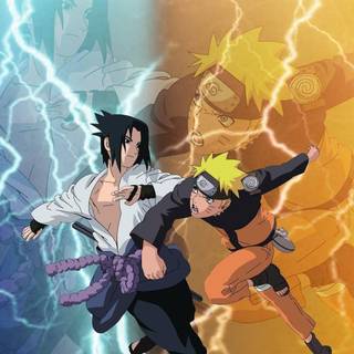 Wallpaper naruto and sasuke