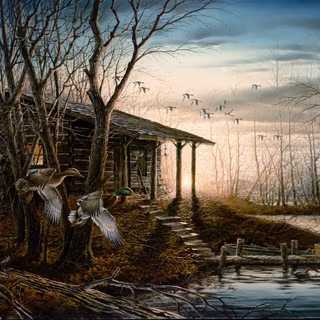Terry redlin wallpaper border