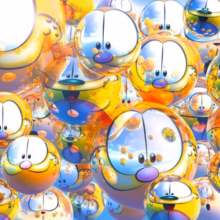 Garfield wallpaper 3d