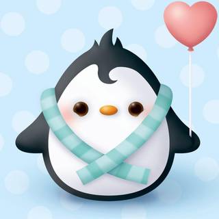 Cute penguin wallpaper
