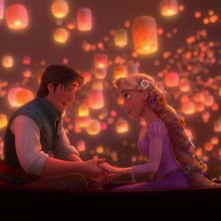 Tangled wallpaper HD romantic