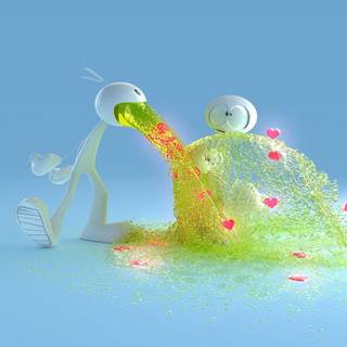 Funny love wallpaper