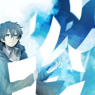 Cute anime boy wallpaper