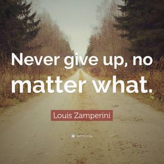 Never Give Up wallpaper