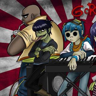 Gorillaz 3D wallpaper