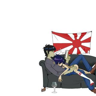 Gorillaz 3D wallpaper