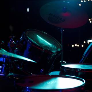 Drum set wallpaper 3d