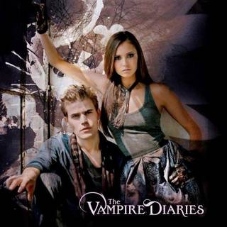 Vampire diaries stefan and elena wallpaper
