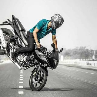 Stunt bike wallpaper