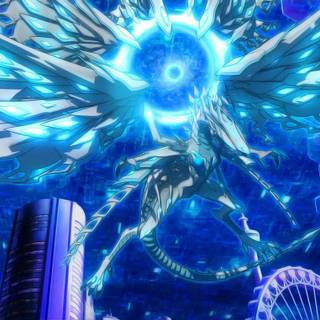 Blue eyes white dragon wallpaper HD