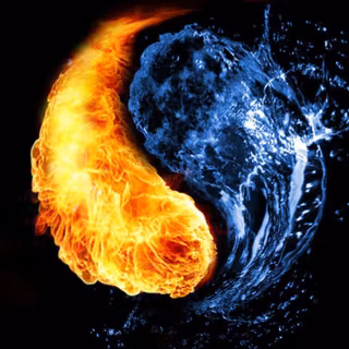 Yin yang HD wallpaper