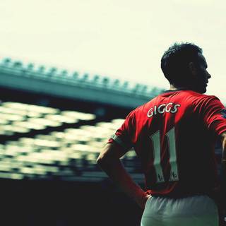 Manchester united wallpaper black