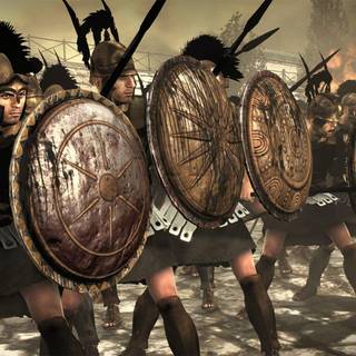 Ancient greek warriors wallpaper