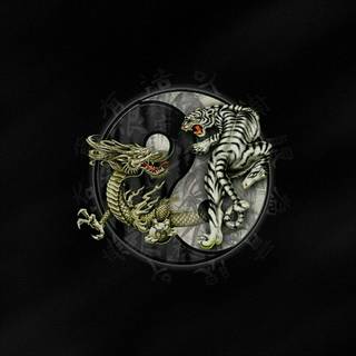 Yin and yang wallpaper