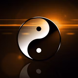 Yin and yang wallpaper