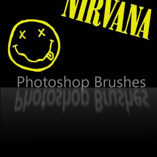 Nirvana smile logo wallpaper