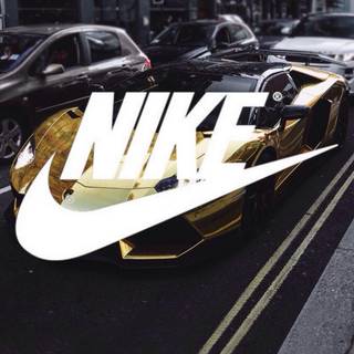 Gold Nike wallpaper