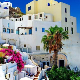 Greek islands wallpaper