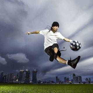 Freestyle soccer wallpaper