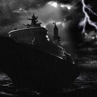 Modern ships wallpaper