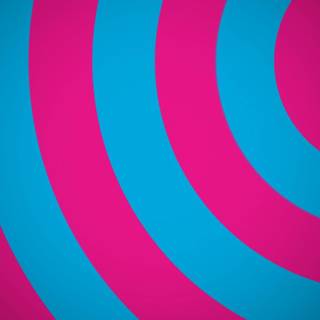 Pink and blue wallpaper