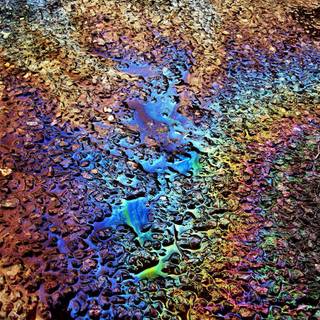 Oil spill wallpaper