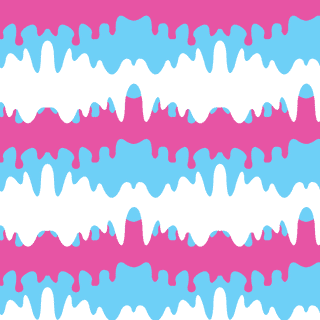 Pink and blue wallpaper