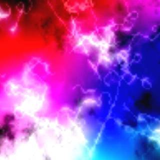 Pink and blue wallpaper