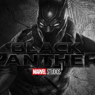 Black Panther logo wallpaper