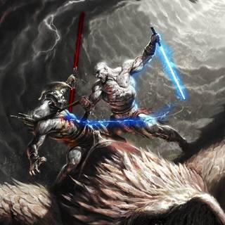 God of War sword wallpaper