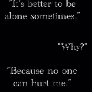 Leave me alone wallpaper