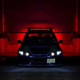 Car light wallpaper