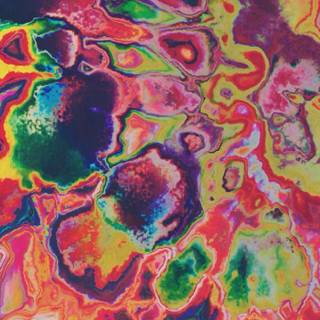 Trippy neon wallpaper