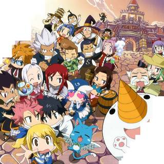 Fairy tail wallpaper chibi
